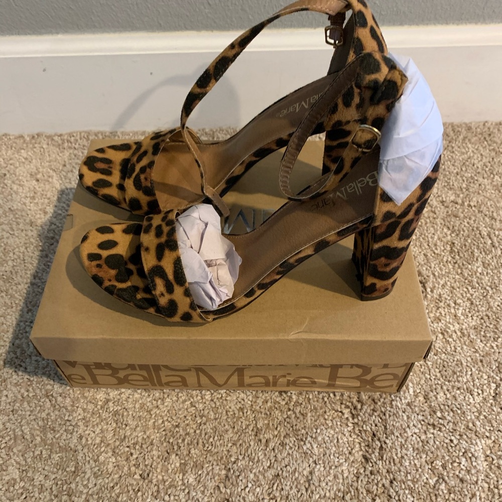 Leopard heels